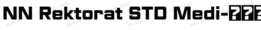 NN Rektorat STD Medi字体转换